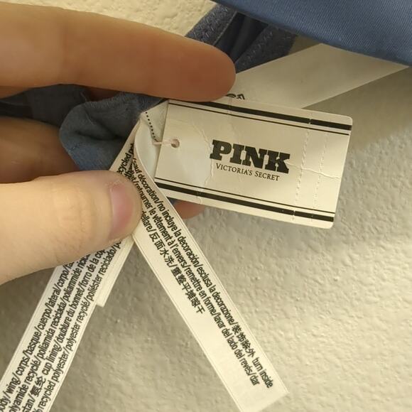 NWT‎ PINK Blue T-Shirt Bra with Adjustable Straps 32A - Picture 3 of 6